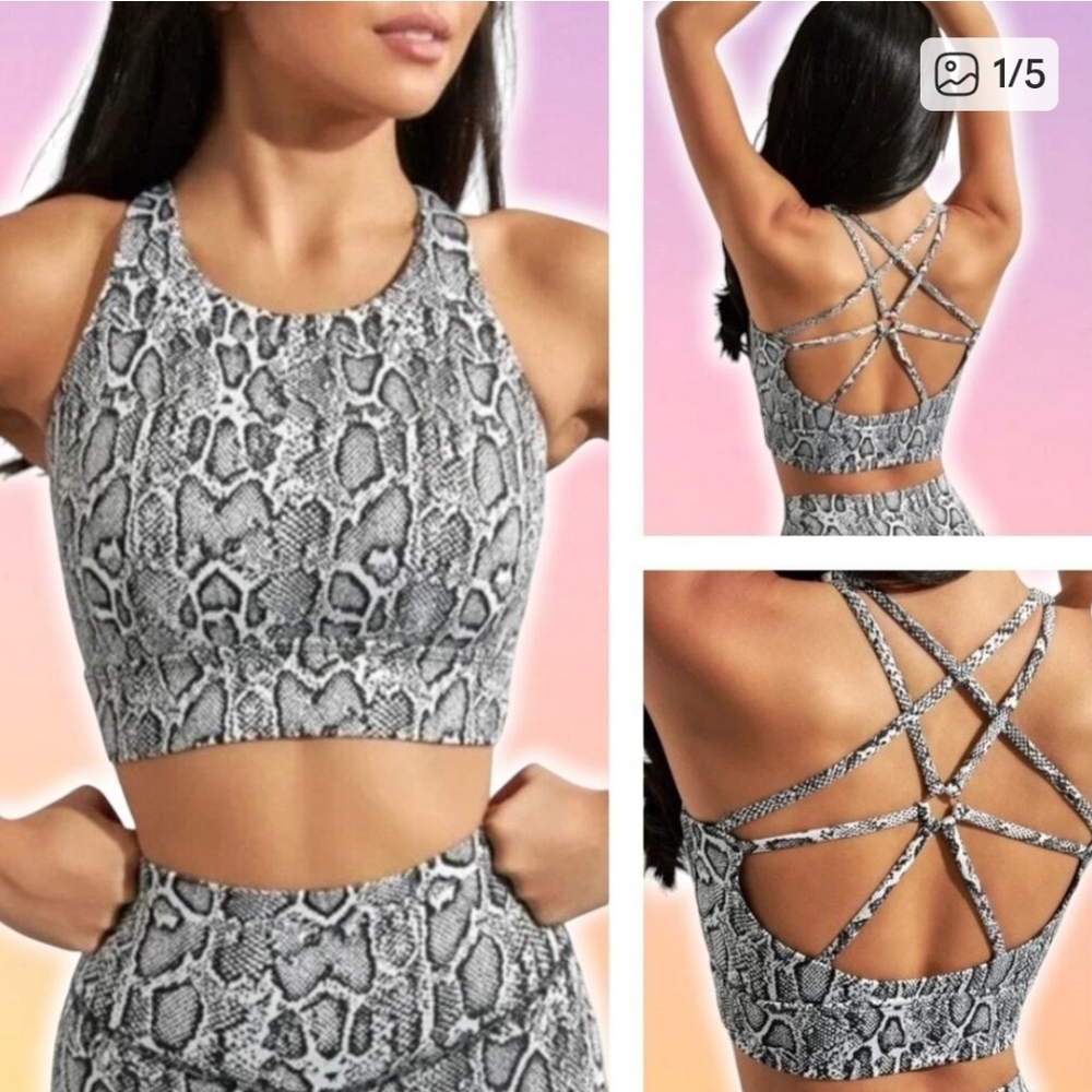 Buff Bunny Evolve Jaquard Leggings And Sports Bra - Set